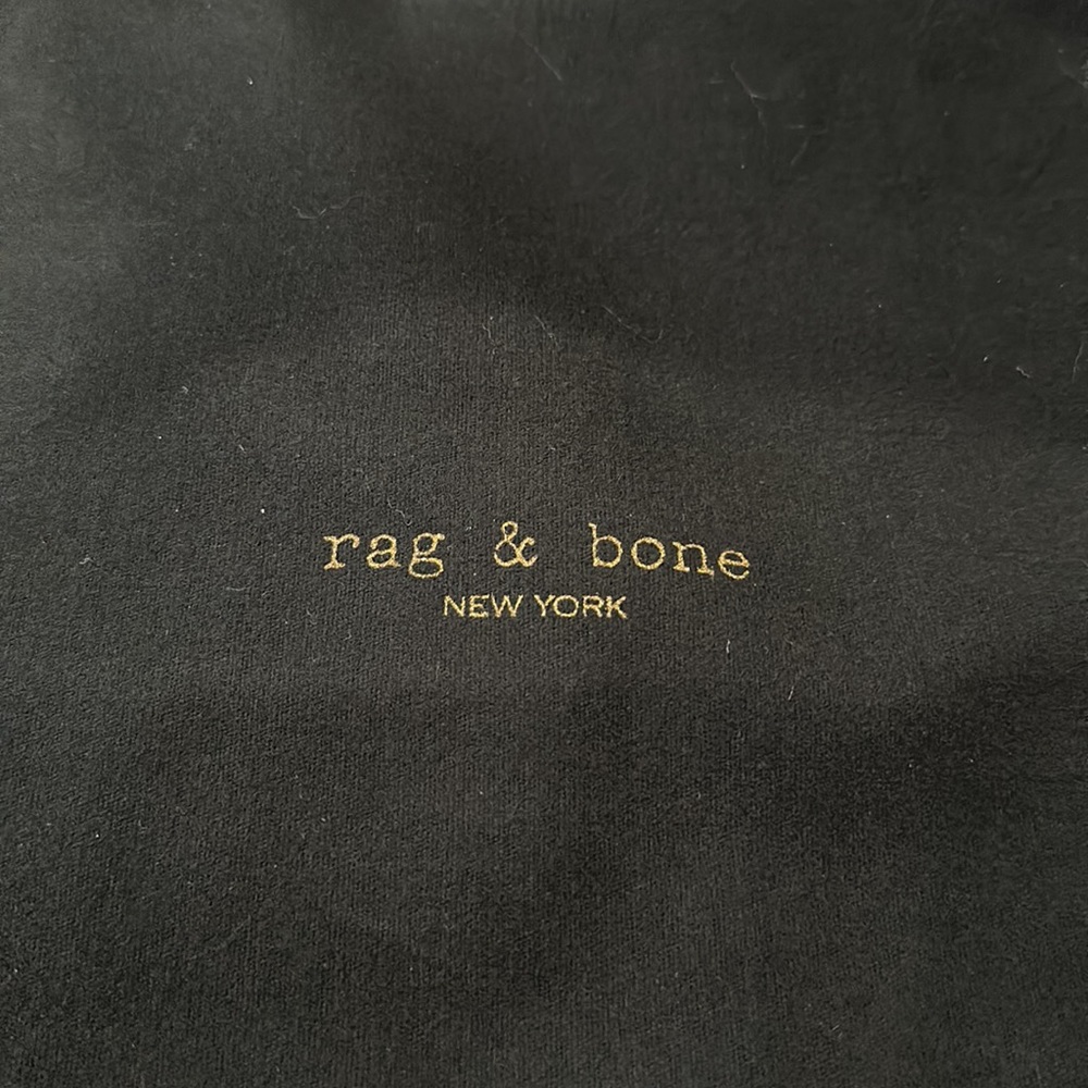 RAG & BONE SHOE BOX TISSUE DUST BAG SHOPPING BAG AND ENVELOPE WITH CARD - Picture 10 of 11